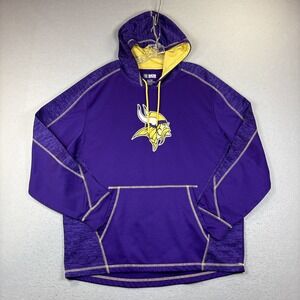 Men's Size‎ XL Minnesota Vikings NFL Team Apparel Pullover Hoodie Purple
